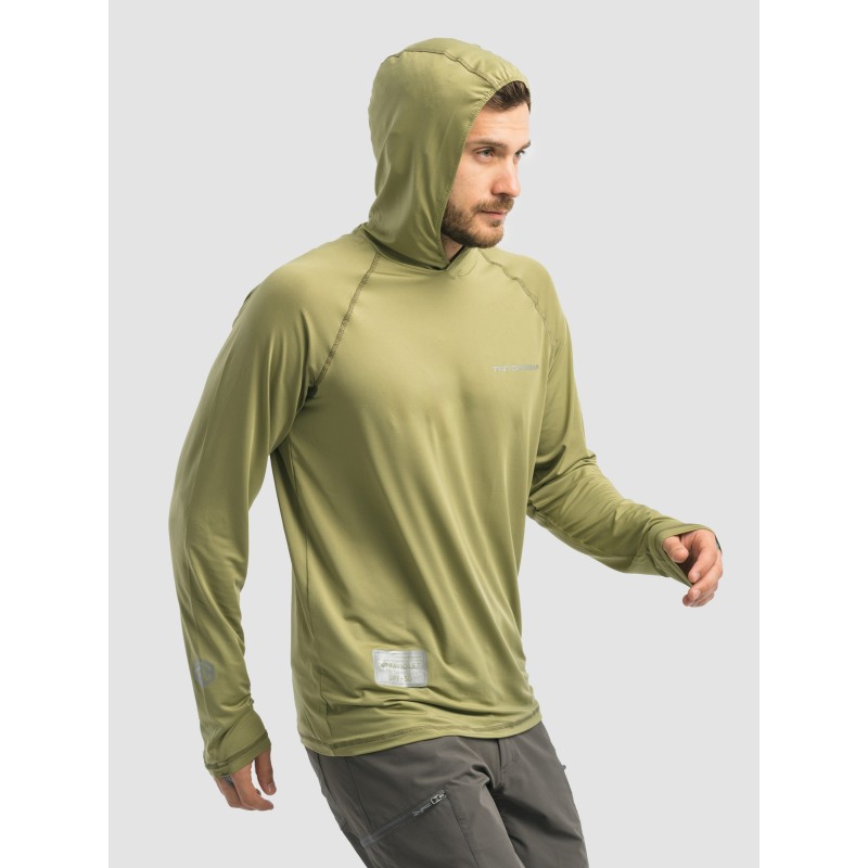 Джерси с капюшоном мужское Triton Gear S00019, InterLock, хаки, размер 44-46