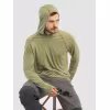 Джерси с капюшоном мужское Triton Gear S00019, InterLock, хаки, размер 48-50