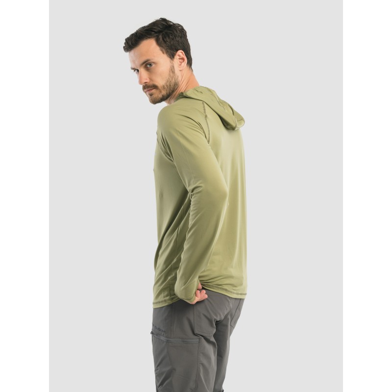 Джерси с капюшоном мужское Triton Gear S00019, InterLock, хаки, размер 48-50