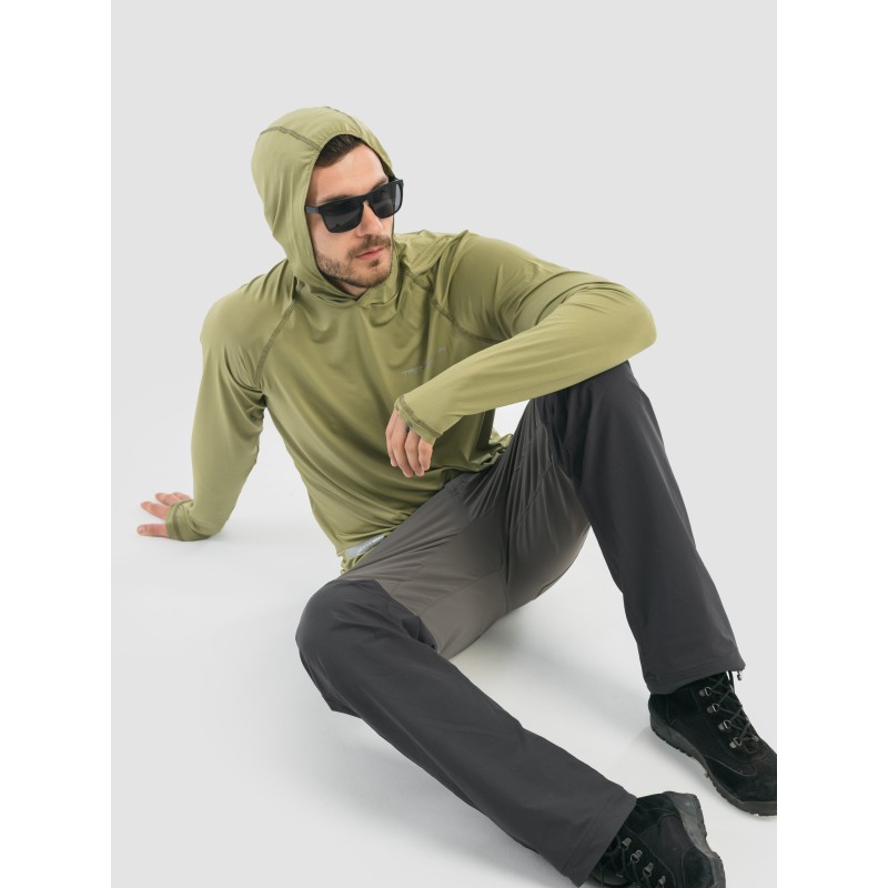 Джерси с капюшоном мужское Triton Gear S00019, InterLock, хаки, размер 52-54