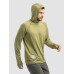 Джерси с капюшоном мужское Triton Gear S00019, InterLock, хаки, размер 60-62