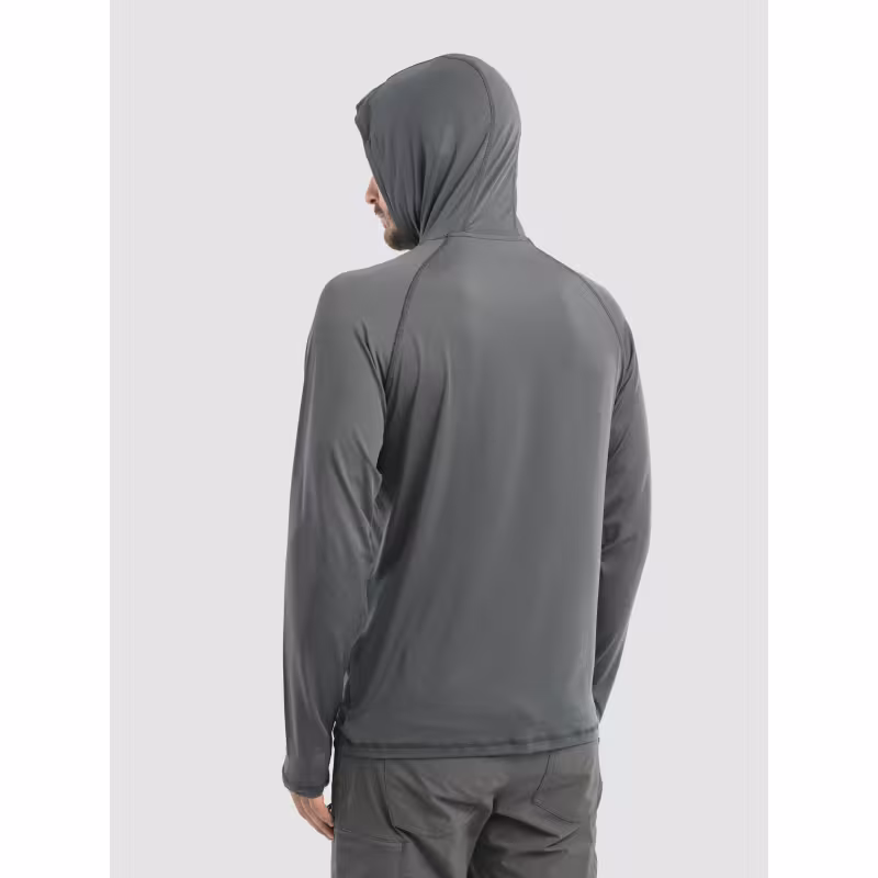 Джерси с капюшоном мужское Triton Gear S00014, InterLock, серый, размер 48-50