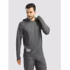 Джерси с капюшоном мужское Triton Gear S00014, InterLock, серый, размер 48-50