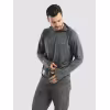 Джерси с капюшоном мужское Triton Gear S00014, InterLock, серый, размер 52-54