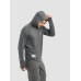 Джерси с капюшоном мужское Triton Gear S00014, InterLock, серый, размер 56-58