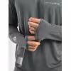 Джерси с капюшоном мужское Triton Gear S00014, InterLock, серый, размер 56-58