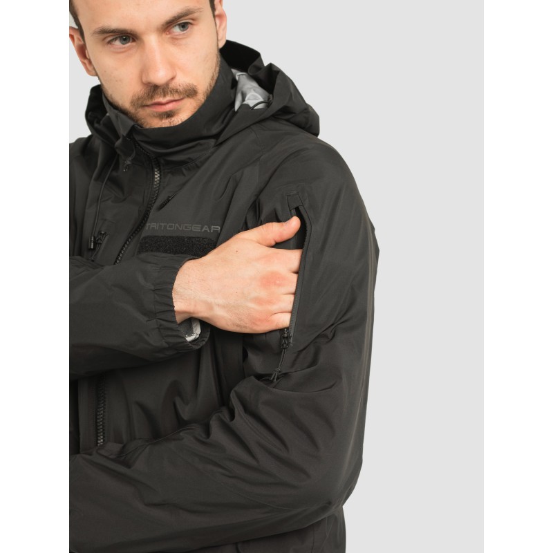 Костюм мужской Triton Gear Storm Boat, TaslanNylon, черный, размер 48-50,  182-188 см