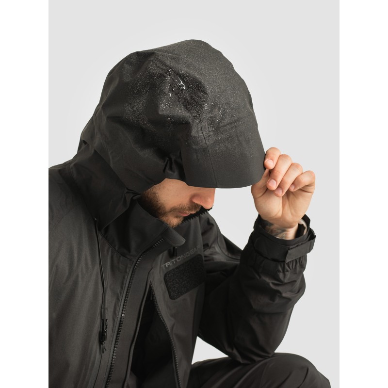 Костюм мужской Triton Gear Storm Boat, TaslanNylon, черный, размер 48-50,  182-188 см