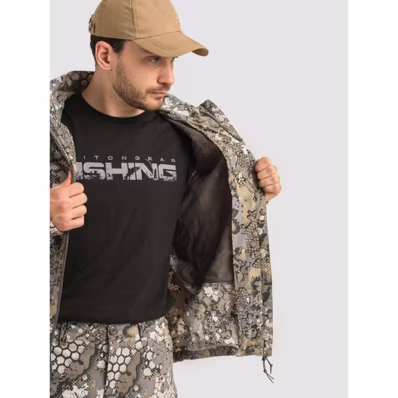 Куртка мужская Triton Gear Lizard Mountain Line, StretchShell, камуфляж, размер 56-58, 182-188 см