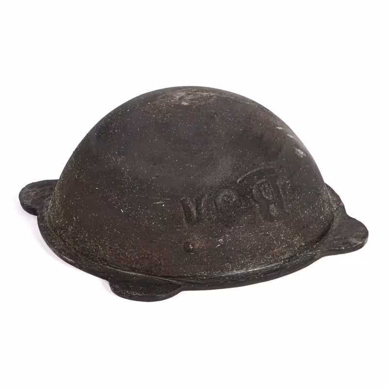 Казан чугунный с алюминиевой крышкой Шафран, круглое дно, 8 л