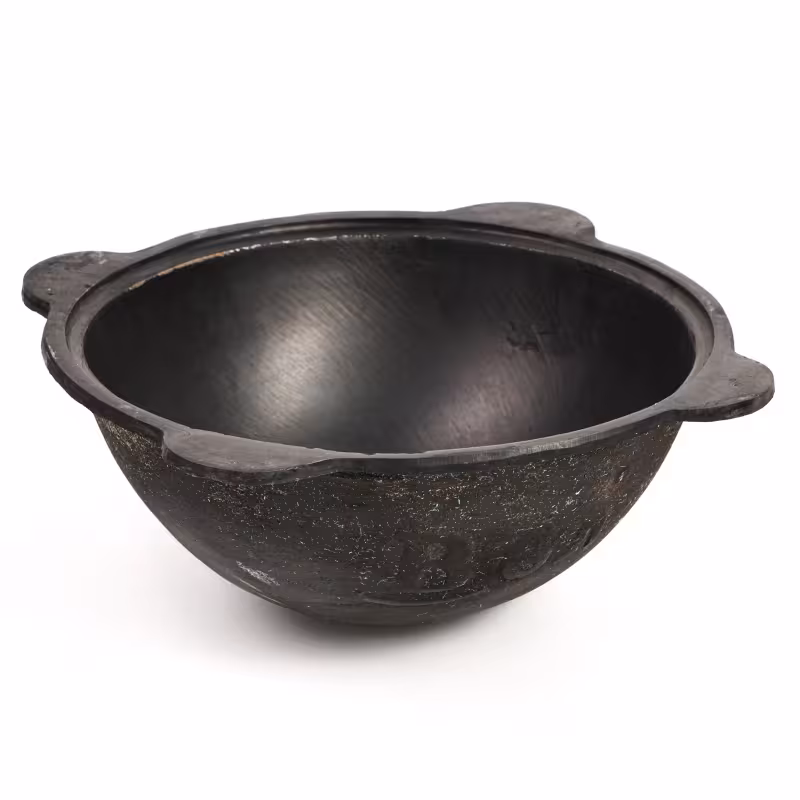 Казан чугунный с алюминиевой крышкой Шафран, круглое дно, 6 л