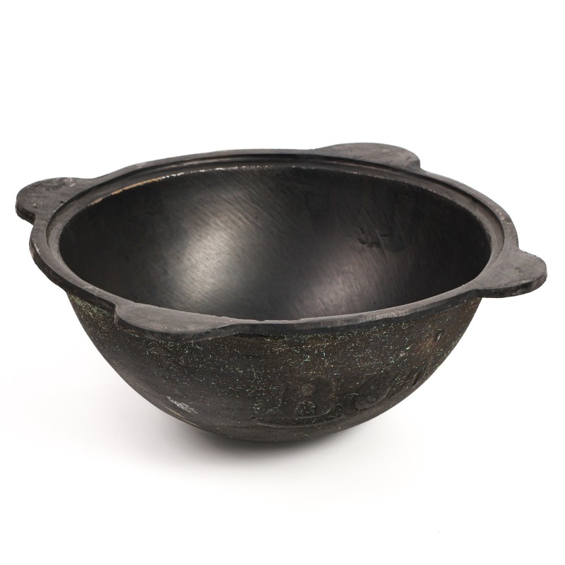 Казан чугунный с алюминиевой крышкой Шафран, круглое дно, 6 л