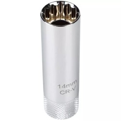 Головка свечная магнитная Garwin A14510-14, 12-гранная, 14 мм, 3/8