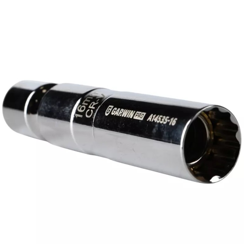 Головка свечная магнитная Garwin A14535-16, 12-гранная, 16 мм,  3/8