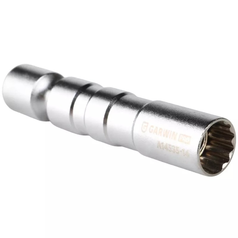 Головка свечная магнитная Garwin A14535-14, 12-гранная,14 мм, 3/8