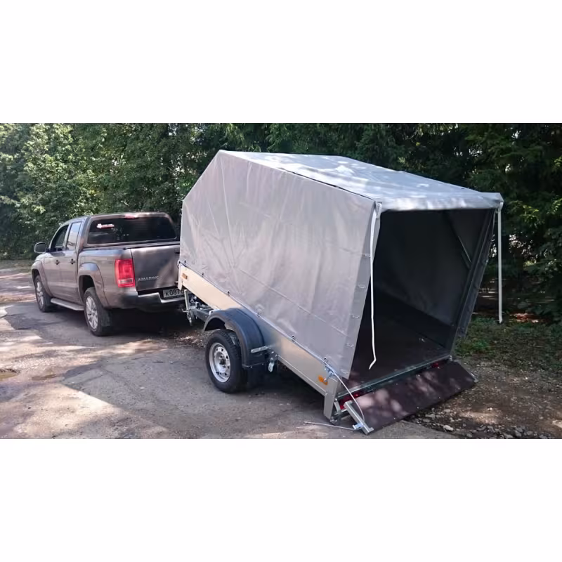 Тент со скосом для прицепа ССТ 7132-6К-У, 2210х1370х1428 мм