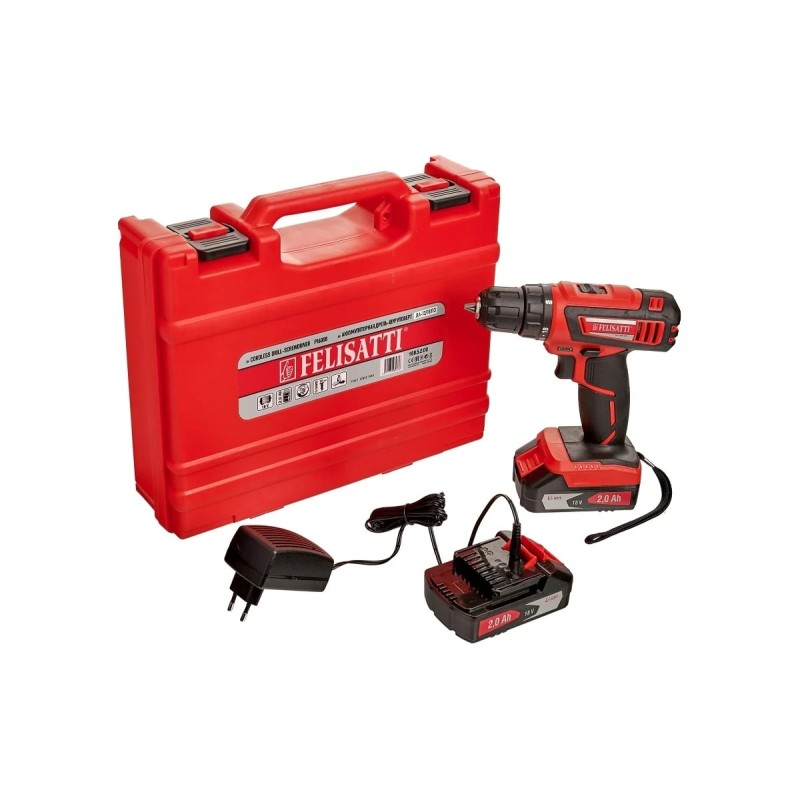 Дрель-шуруповерт аккумуляторная Felisatti ДА-13/18Л3