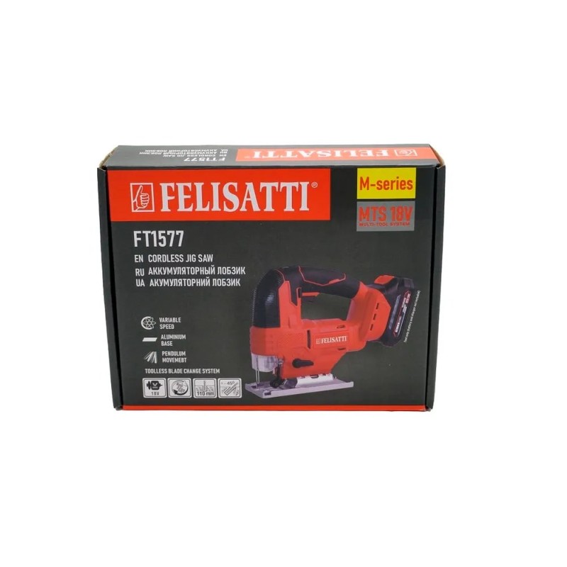 Лобзик аккумуляторный Felisatti FT1577