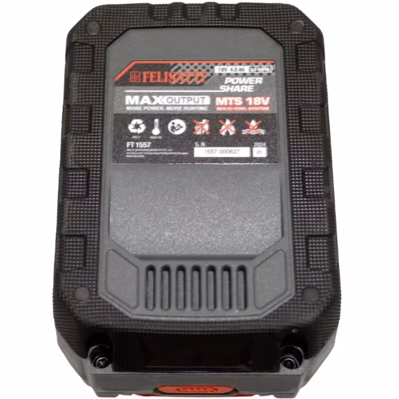 Аккумулятор для электроинструмента Felisatti FT1557 (Li-ion, 18В, 4Ач)