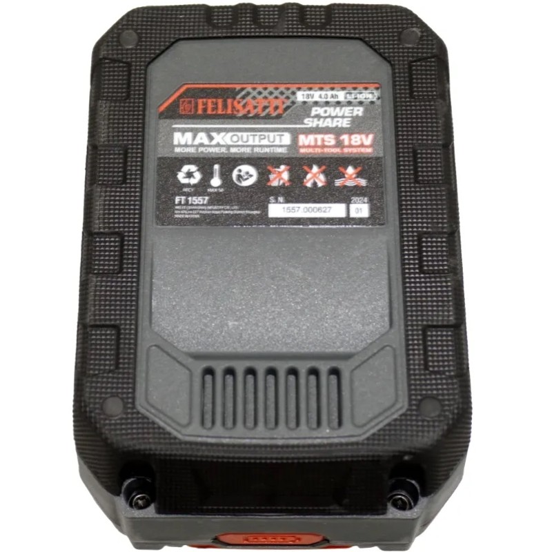 Аккумулятор для электроинструмента Felisatti FT1557 (Li-ion, 18В, 4Ач)