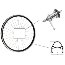 Колесо велосипедное Forward F0400010 24', заднее