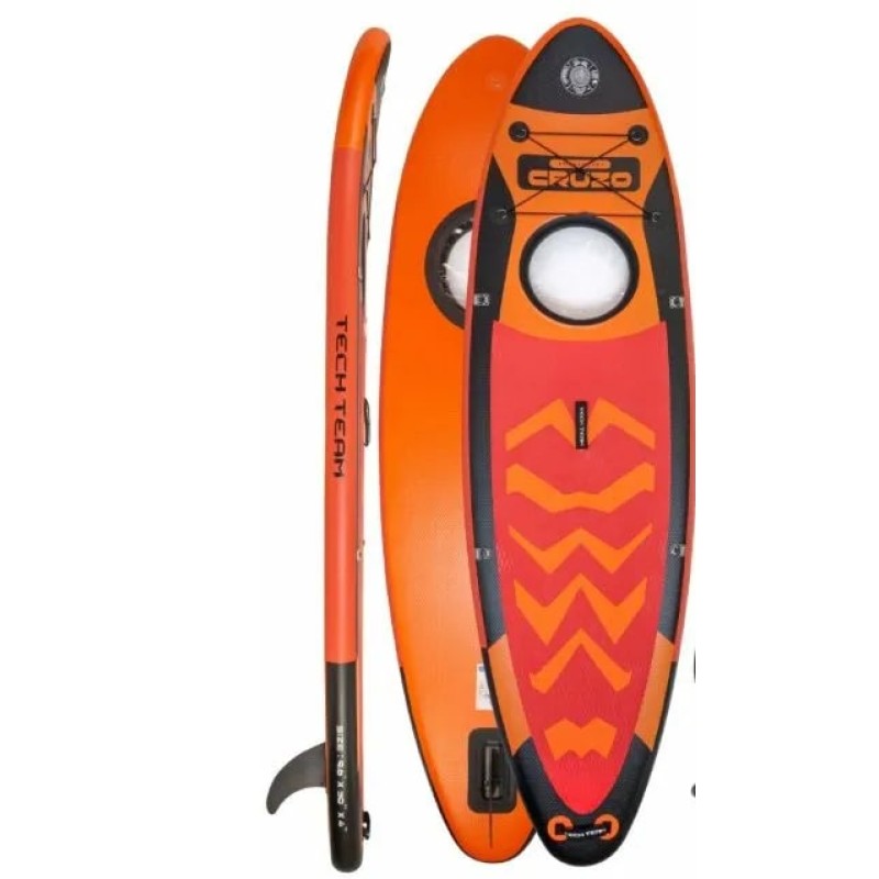 SUP-доска надувная Tech Team Cruzo Orange, 290x77x10 см