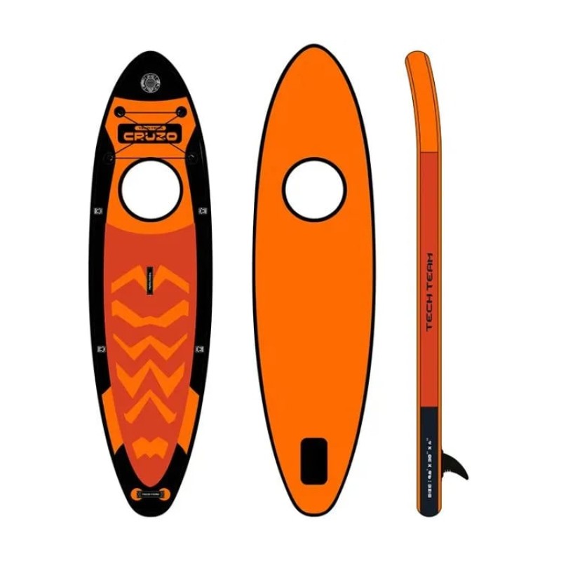 SUP-доска надувная Tech Team Cruzo Orange, 290x77x10 см