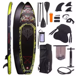 SUP-доска надувная Tech Team Hunter Green, 335x83x15 см
