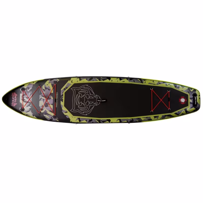 SUP-доска надувная Tech Team Hunter Green, 335x83x15 см