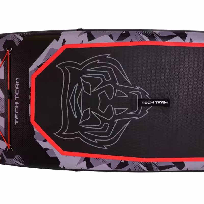SUP-доска надувная Tech Team Hunter Grey, 335x83x15 см