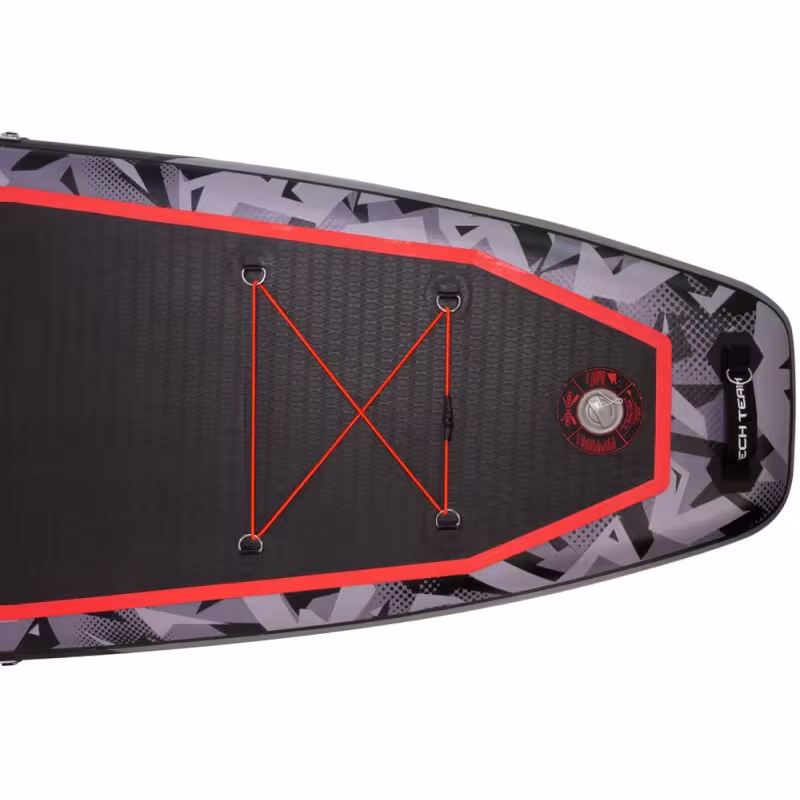 SUP-доска надувная Tech Team Hunter Grey, 335x83x15 см