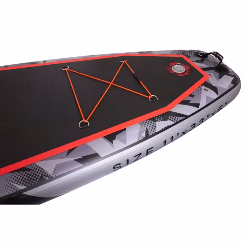 SUP-доска надувная Tech Team Hunter Grey, 335x83x15 см