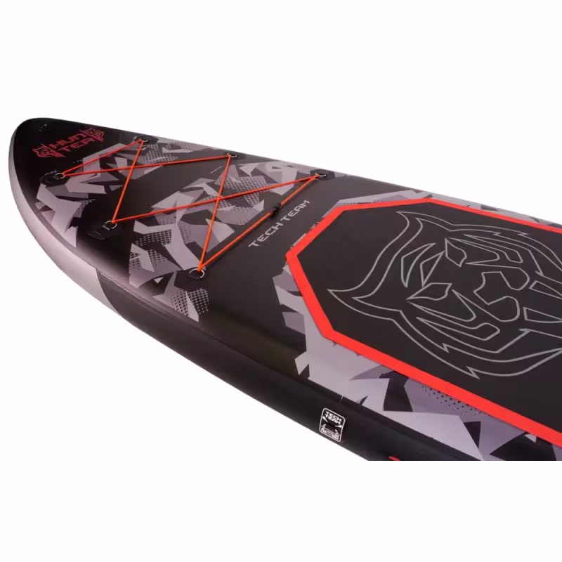 SUP-доска надувная Tech Team Hunter Grey, 335x83x15 см