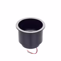 Подстаканник Skipper ABS пластик, подсветка, черный