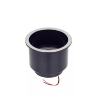 Подстаканник Skipper ABS пластик, подсветка, черный