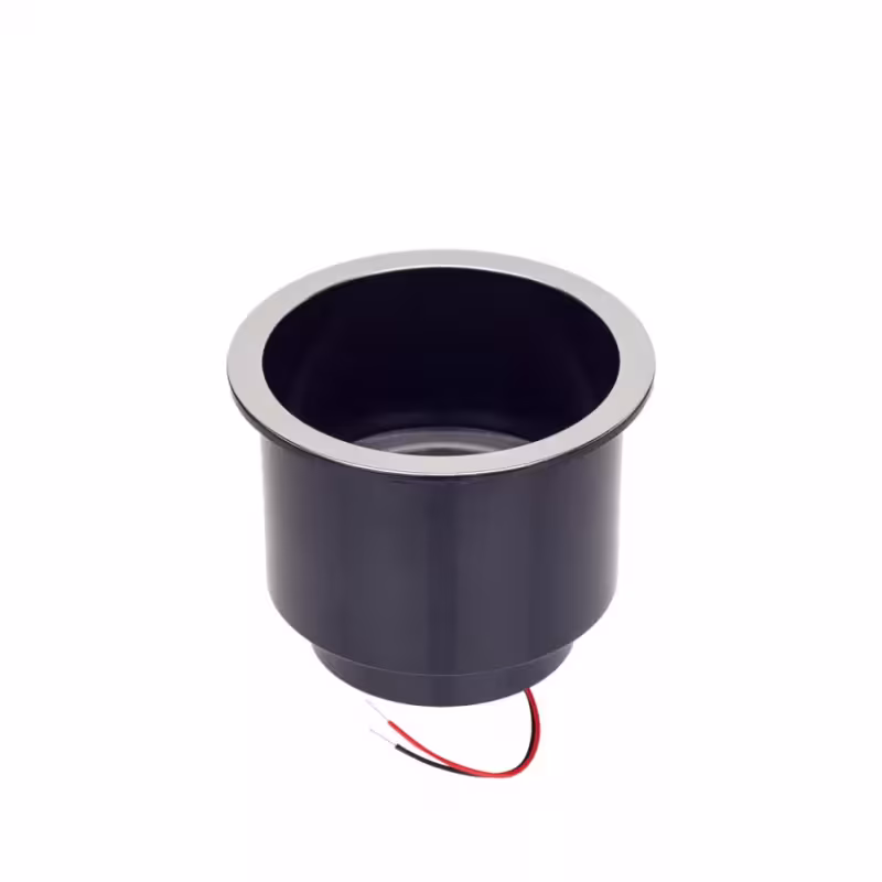 Подстаканник Skipper ABS пластик, подсветка, черный