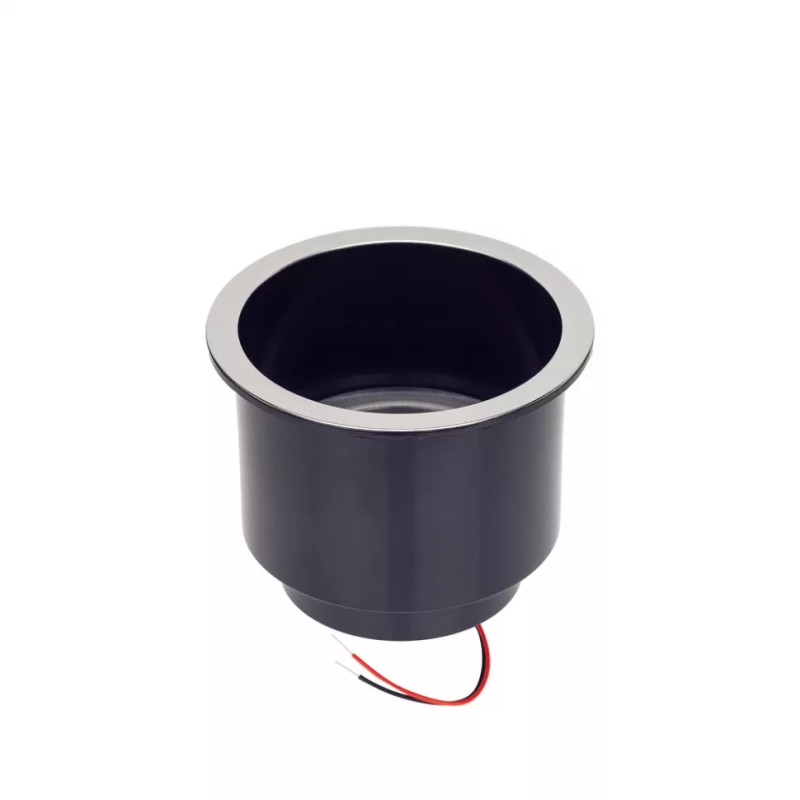 Подстаканник Skipper ABS пластик, подсветка, черный