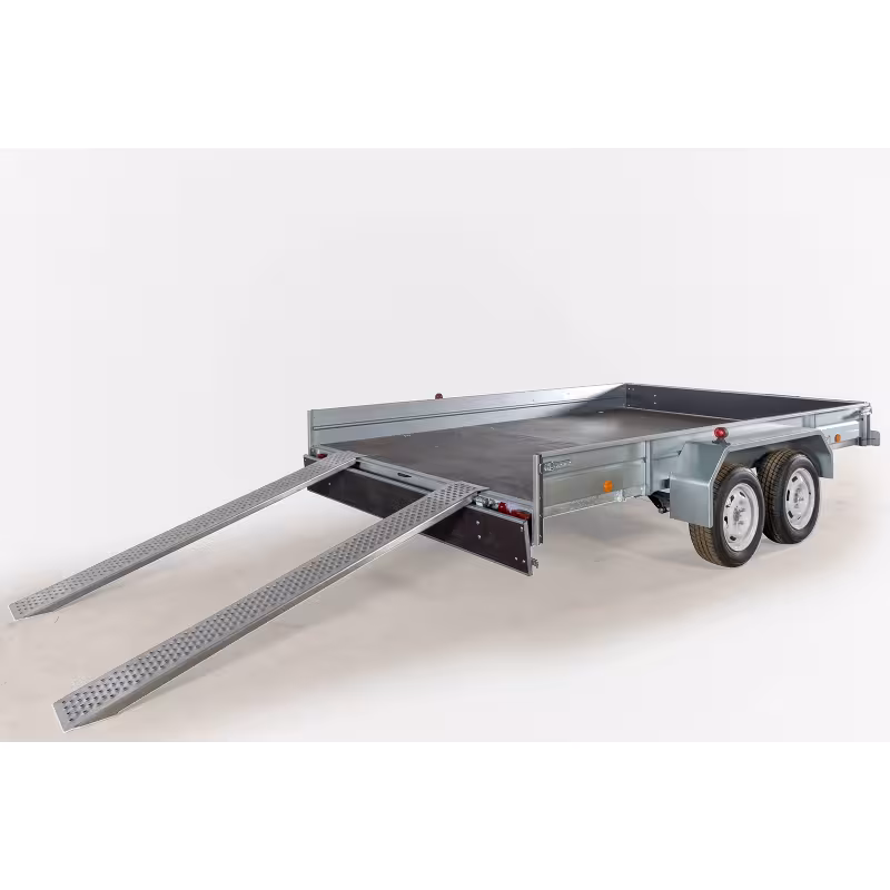 Прицеп бортовой двухосный Вектор ЛАВ 81013А, высокий борт