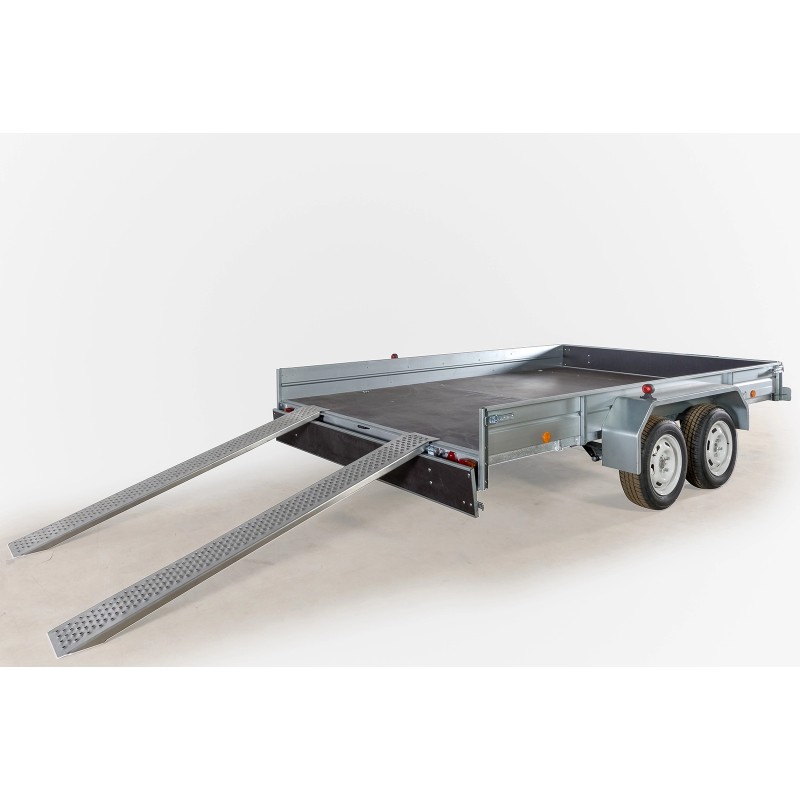 Прицеп бортовой двухосный Вектор ЛАВ 81013А, высокий борт