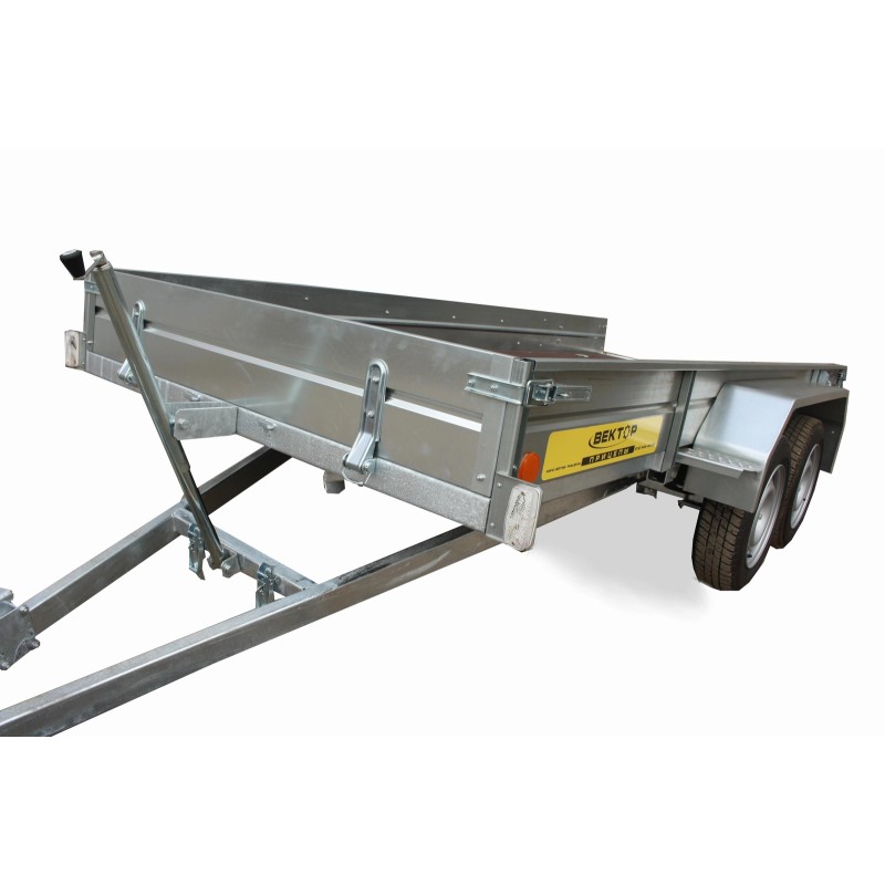 Прицеп бортовой двухосный Вектор ЛАВ 81013А, высокий борт