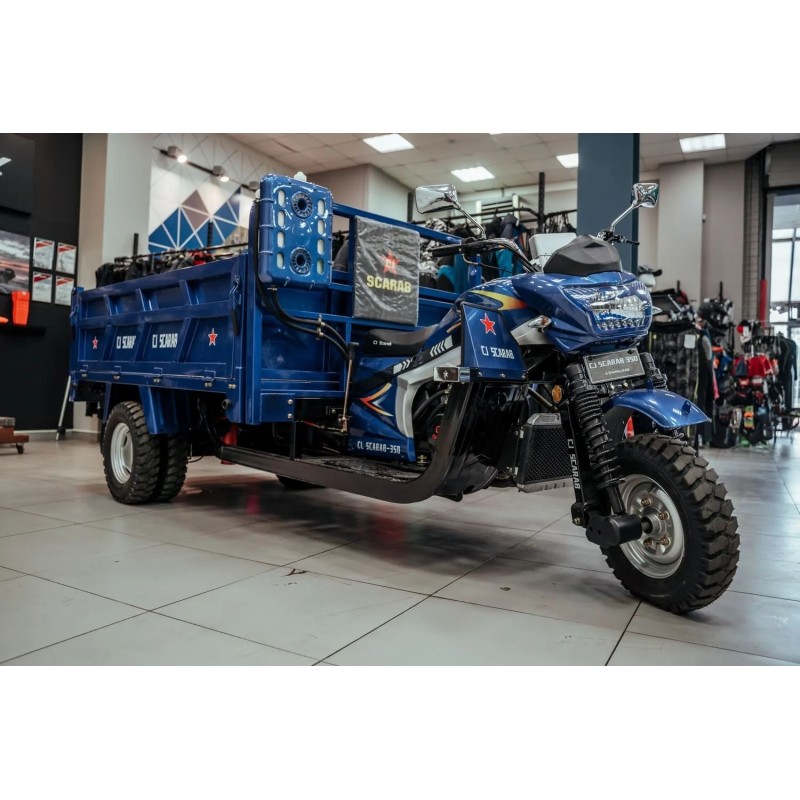 Трицикл грузовой ChangJiang Scarab 350, синий