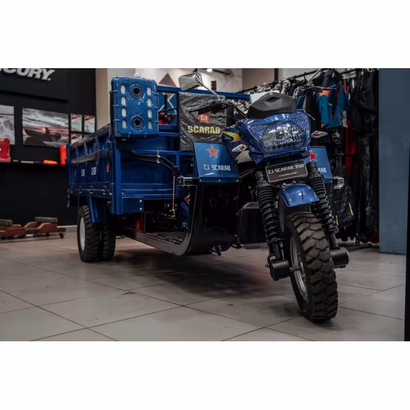 Трицикл грузовой ChangJiang Scarab 350, синий