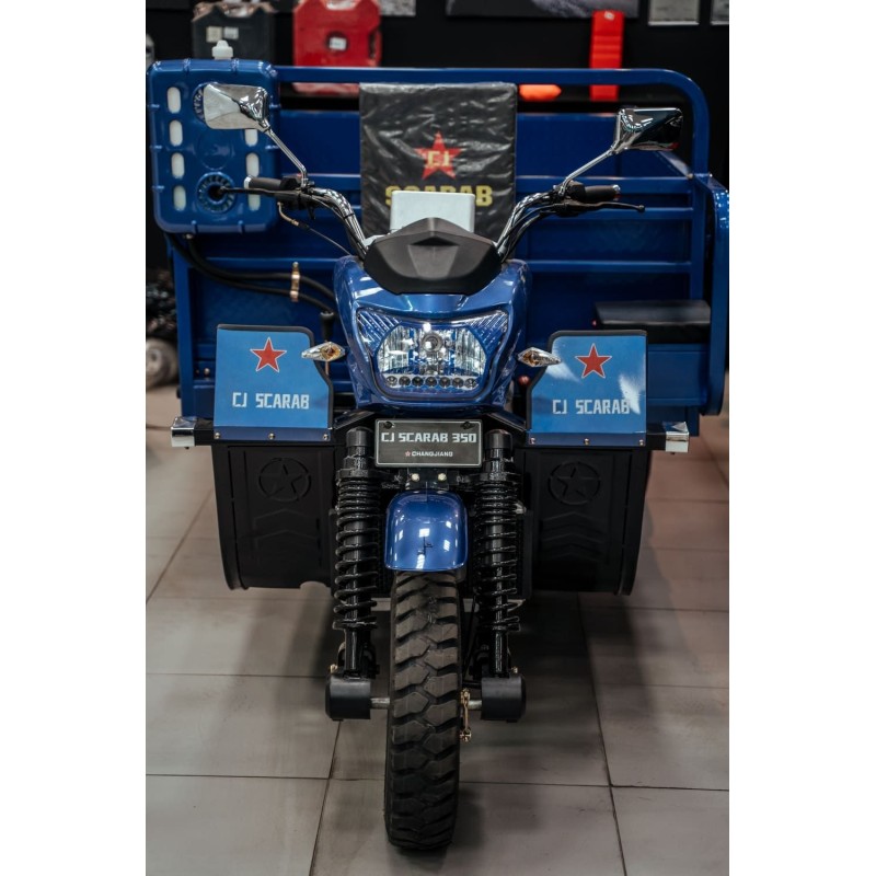 Трицикл грузовой ChangJiang Scarab 350, синий