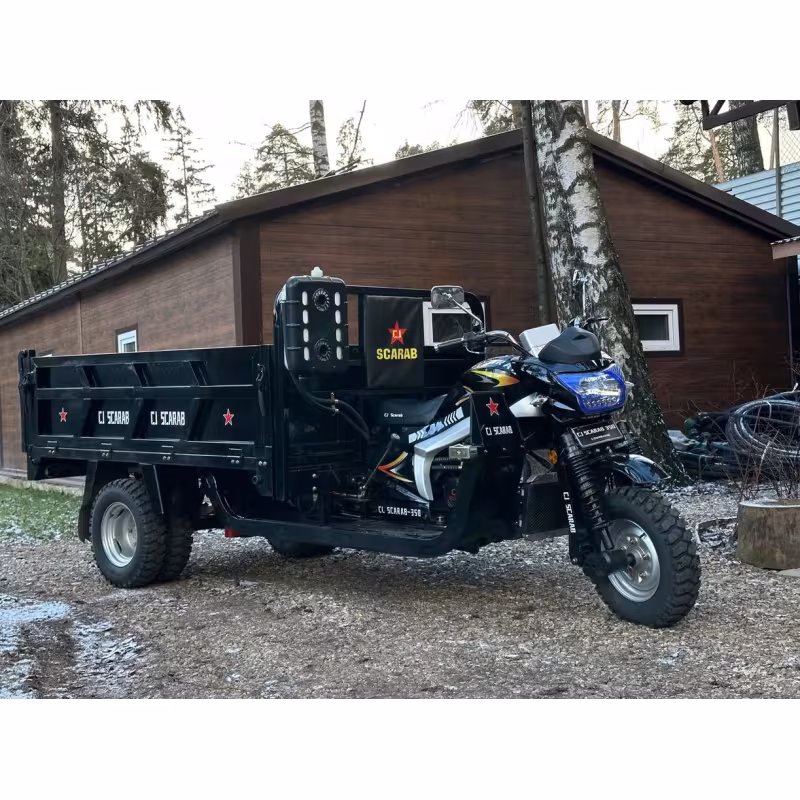 Трицикл грузовой ChangJiang Scarab 350, синий