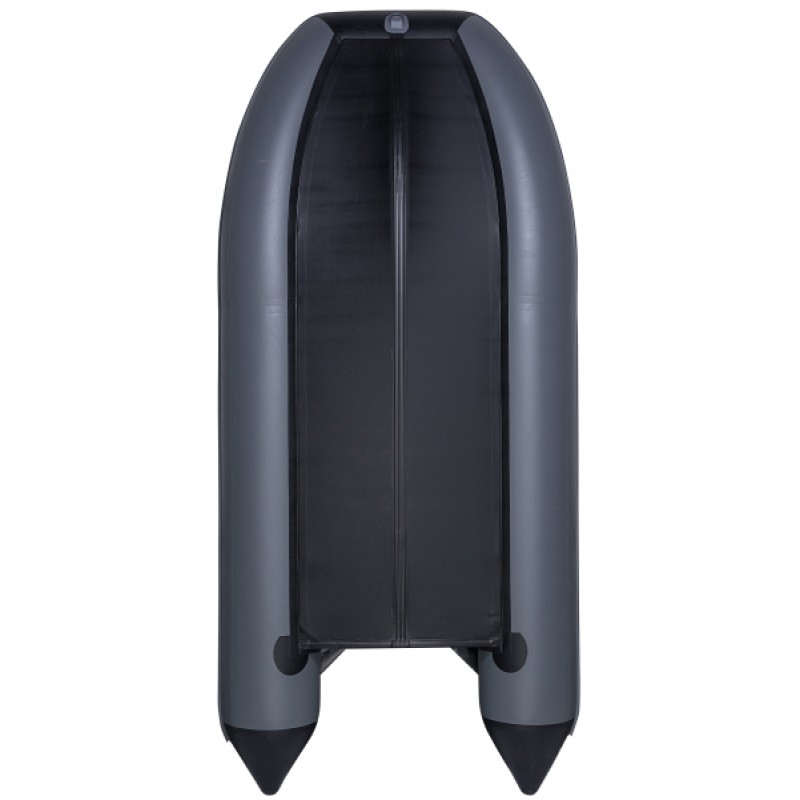 Лодка надувная ПВХ Адмирал 320 Classic, пайол фанерный, серый/черный