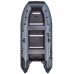 Лодка надувная ПВХ Адмирал 320 Classic, пайол фанерный, серый/черный