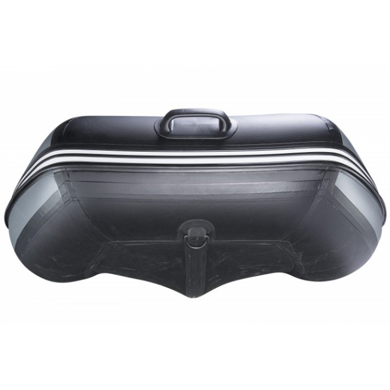 Лодка надувная ПВХ Адмирал 320 Classic, пайол фанерный, графит черный