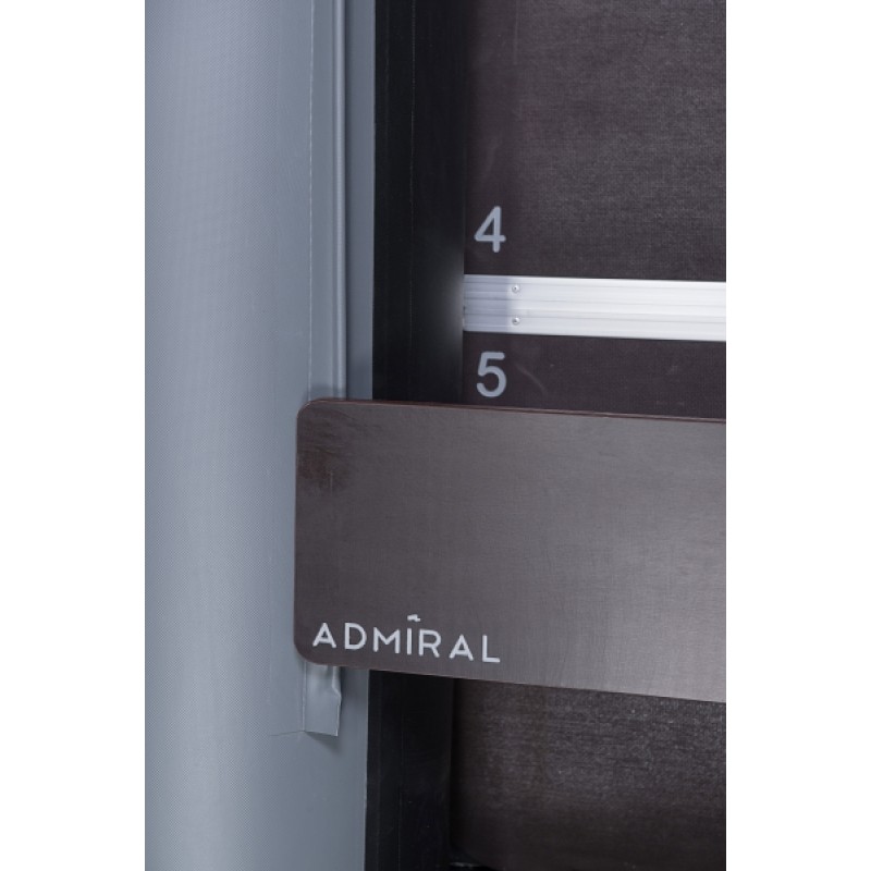 Лодка надувная ПВХ Адмирал 320 Classic, пайол фанерный, графит черный