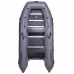 Лодка надувная ПВХ Адмирал 380, пайол фанерный, серый/голубой/черный