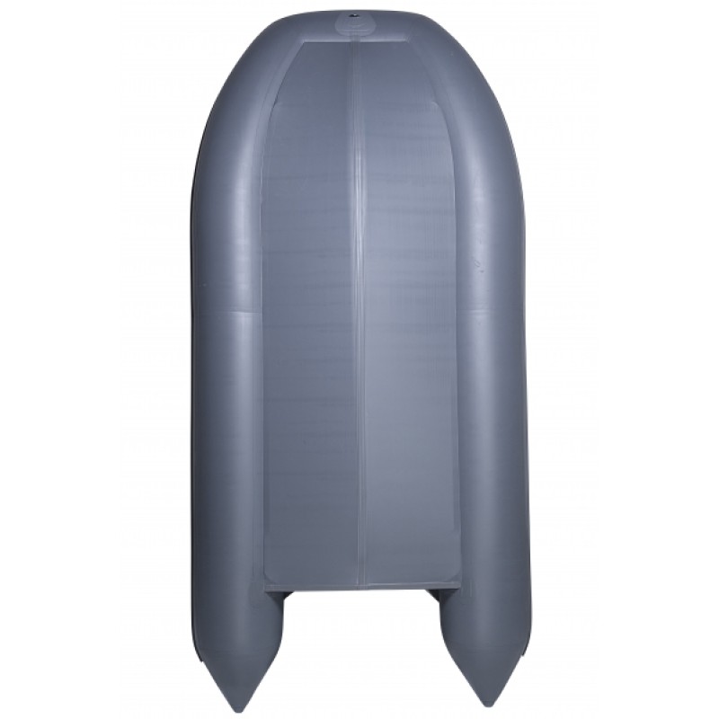 Лодка надувная ПВХ Адмирал 380, пайол фанерный, серый/голубой/черный